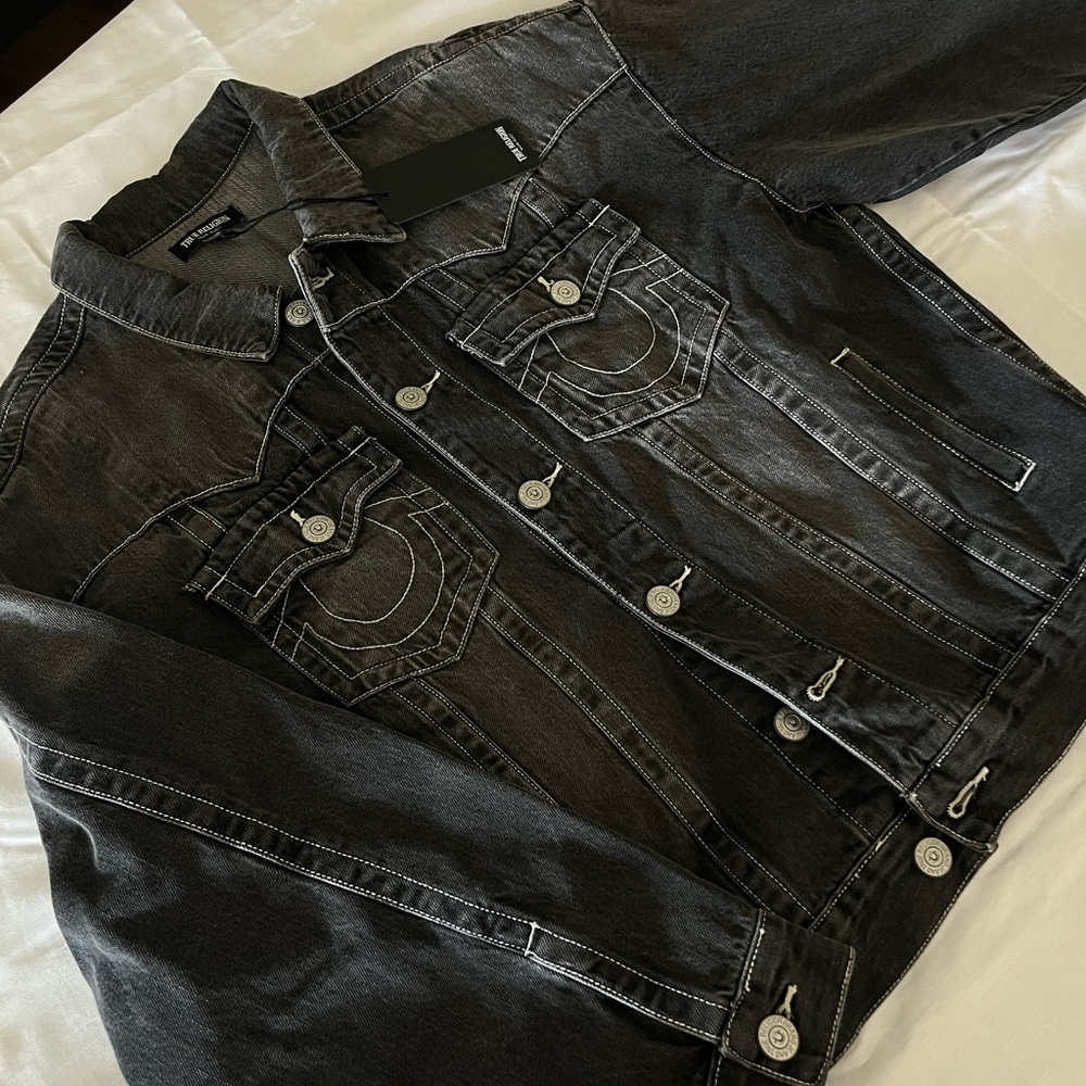 True Religion Black Jeans Premium Fit